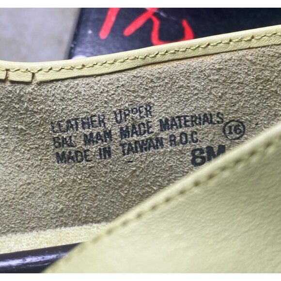 Chinese Laundry Womens Butter Yellow Soft Leather Lace-Up Shoes Casual Comfort - Picture 5 of 7